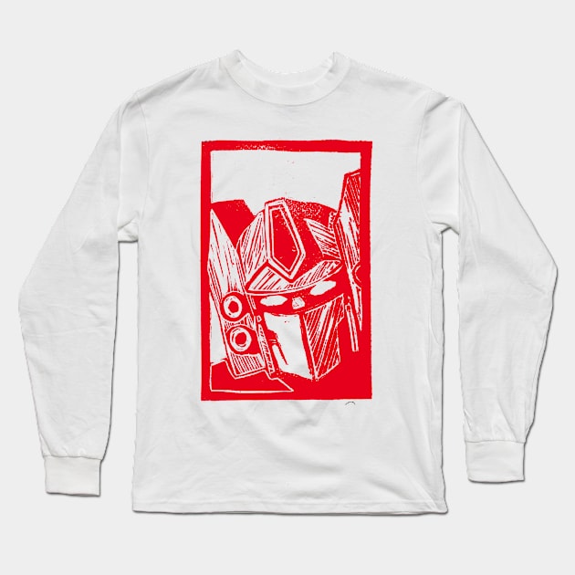 Power Master (RED) Long Sleeve T-Shirt by DanGhileArt